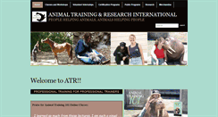 Desktop Screenshot of animaltraining.us