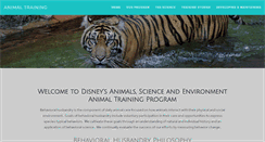 Desktop Screenshot of animaltraining.org